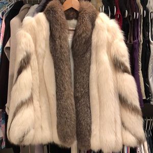 Fox fur coat